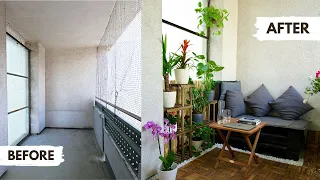 DIY Balcony Makeover 🌿 | How I Created a Cozy Paradise 🏡