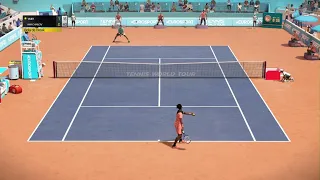 BRUTAL Backhand Passing on the LINE! [Tennis World Tour]