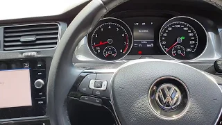 Volkswagen Golf 2019-2020 Service and Inspection Reset