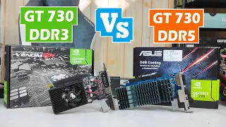 Perbandingan DDR3 VS DDR5 di VGA GT 730 Test Gaming & Konsumsi Daya