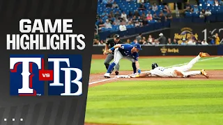 Rangers vs. Rays Game Highlights (4/1/24) | MLB Highlights