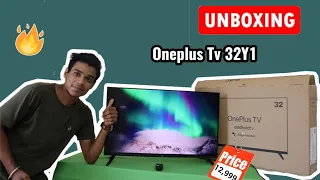 Unboxing OnePlus 32Y1 inch hd tv | best budget smart tv ? | OnePlus new tv series