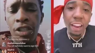 YFN LUCCI RESPONDS TO YOUNG THUG! YO CHEAP A$$ JEWELRY LOL