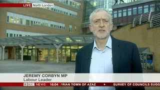 Jeremy Corbyn - Red Cross calling NHS situation a "humanitarian crisis"