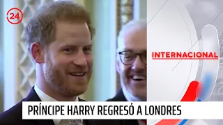 Príncipe Harry regresó a Londres | 24 Horas TVN Chile