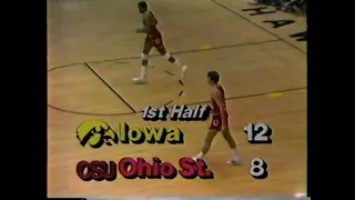 #6 Iowa Hawkeyes vs Ohio State Buckeyes Full Game - College Basketball @ Iowa Field House 1/30/1982