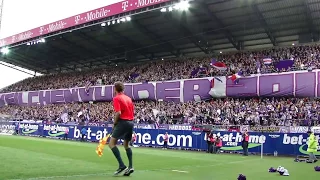 Austria Wien - SV Ried, Choreographie der Osttribüne, Veilchen Wunder 2010