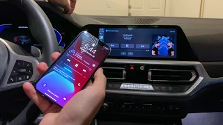 iPhone 12 Pro CarPlay on iOS 14 with BMW iDrive 7 | Full Screen | Wireless CarPlay | 2020