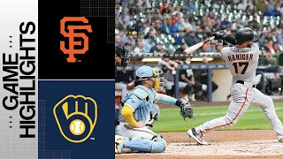 Giants vs. Brewers Game Highlights (5/26/23) | MLB Highlights