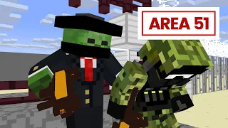 MONSTER SCHOOL : STORMING AREA 51 - Minecraft Animation