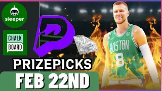 NBA PRIZEPICKS | PROP PICKS | THURSDAY | 2/22/2024 | NBA BETTING | BET PROPS