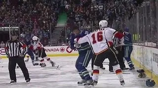 Breaking Down The Canucks-Flames Line Brawl