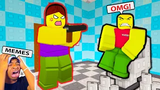 Roblox GO PEE AT 3 AM 🚽 - Funny Moments [ALL Endings] | The Hunt Roblox