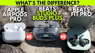 BEATS Studio Buds + vs AIRPOD Pro vs BEATS Fit Pro