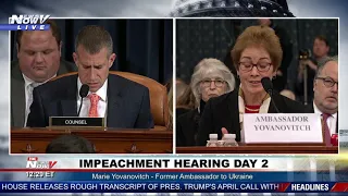 IMPEACHMENT HEARING DAY 2, PART 2: Republican counsel, continuing testimony from Yovanovitch