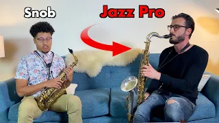 Classical Sax Snob Takes Lesson From Jazz Sax Pro