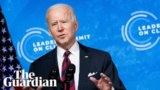 Joe Biden speaks at virtual climate leader's summit – watch live