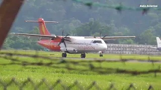 Firefly ATR 72-500 landing at Penang International Airport (26/07/2022)