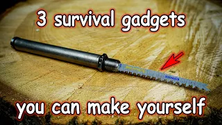 Three Amazing Survival Gadgets You Can Make Yourself DIY