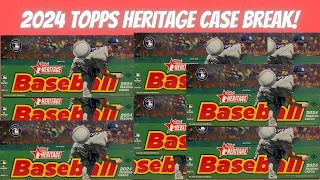 2024 Topps Heritage Full Case Break Live!!! Random Teams!!