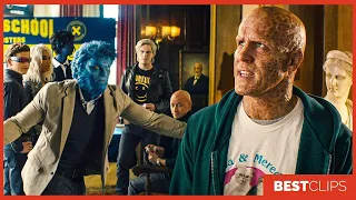 X-Men Cameo Scene - Wade Hugs Colossus | Deadpool 2 (2018) Movie CLIP 4K