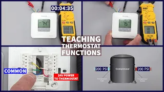 Teaching Thermostat Functions to New HVAC Techs and Students!