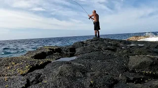 Fishing Kohanaiki - Whipping the Big Island