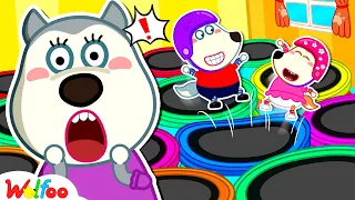 Wolfoo Makes DIY Trampoline Park In House! - Funny Stories for Kids | Wolfoo Channel New Episodes