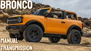 2021 FORD BRONCO | Sasquatch Manual Transmission