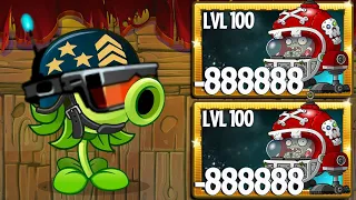 Every Super Plants Level 100 Vs 5 Super Mecha Football Zombies Level 100 - PvZ 2 Gameplay