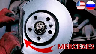 Life Hacks for Mercedes. Replacing the brake caliper Axles and Pin Boots Mercedes W211, W219 W203