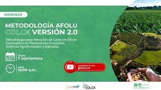 Webinar: Metodología AFOLU ColCX Versión 2.0