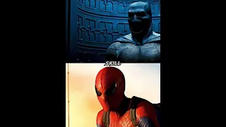 Spiderman vs Batman all forms #trend #edit #youtubeshorts #shortvideo #dc #vs #marvel #shorts