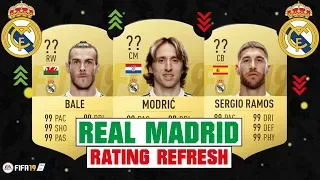 FIFA 19 | REAL MADRID RATING REFRESH 😳💯| FT. MODRIC, BALE, SERGIO RAMOS... etc