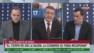 Habló Alberto en Chaco: "El tiempo me dio la razón, la economía se podía recuperar"