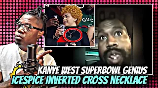 Kanye West SB Commercial Genius | Icespice Inverted Cross Necklace | Shannon Sharpe Mike Epps Beef