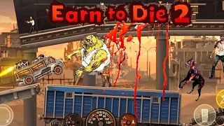 Earn To Die 2 - 8th Car (Fire Van) (Fully Upgraded) Walkthrough Part 8 - IOS Android