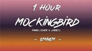 Mockingbird  - Eminem (Piano Cover + Sheets) 1 Hour [4K]