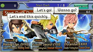 DFFOO GL - First Video! Start Dash Pulls!