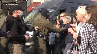 Police Crack Down On Women’s Protest In Minsk