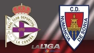 Resumen de Deportivo de la Coruña (3-3) CD Numancia - HD