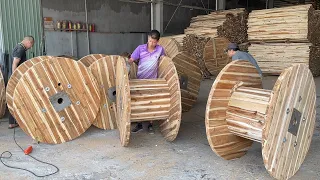 Effective Recycling of Wood - Process for Producing Electrical Coils Using Wooden Plalets