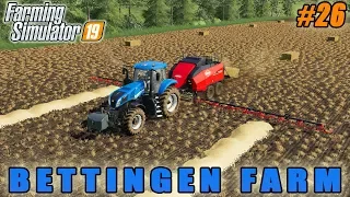 FS 19 | Bettingen Farm | Timelapse #26 | Harvesting wheat and soybeans, straw bales with new baler