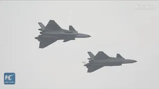 China's J-20 stealth fighters stage surprise performance in Zhuhai