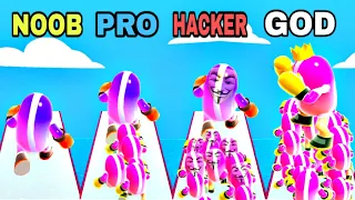 NOOB vs PRO vs HACKER vs GOD in Gang Run!