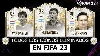 ⚠️ESTOS JUGADORES ICONOS HAN SIDO ELIMINADOS DE FIFA 23⚠️