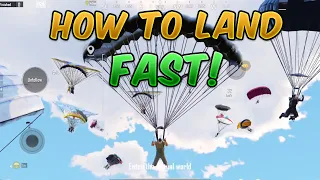 How to Land Fast (Secret Trick) Parachute PUBG Mobile/BGMI #Shorts parody