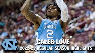 Caleb Love 2022-23 Regular Season Highlights | North Carolina Guard