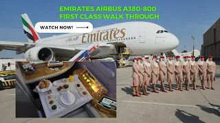 Emirates Airbus A380-800 First Class Walkthrough