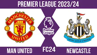 FC24 | Man United vs Newcastle | Premier league 2023/24 | Full match